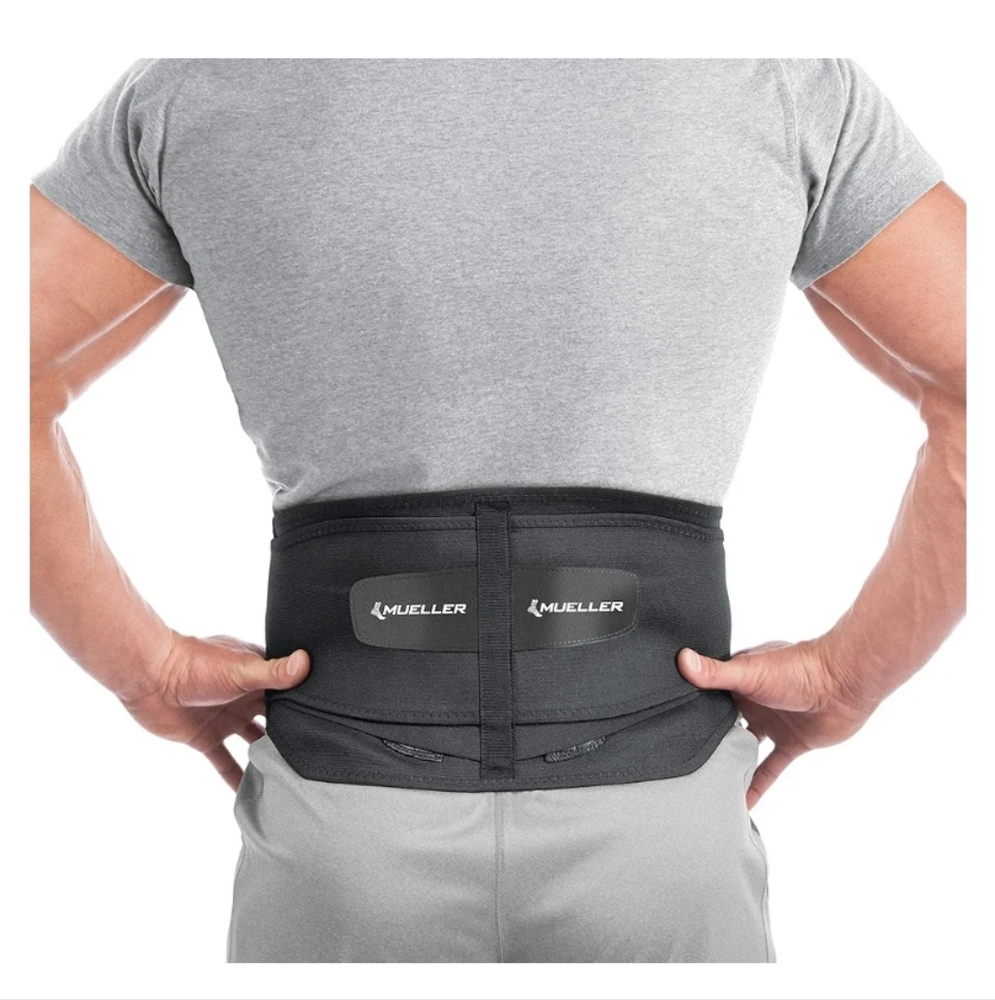 MUELLER Sports Medicine Adjustable Lumbar Back Brace (w/removable Lumbar attch)